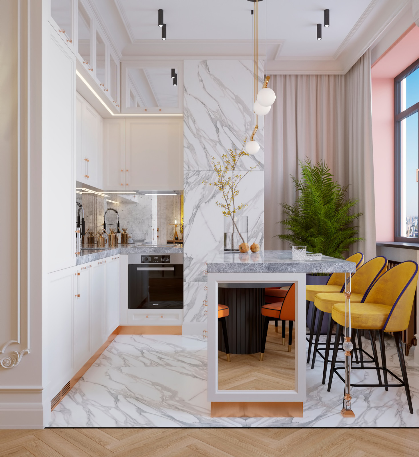 Белая Московская сталинка