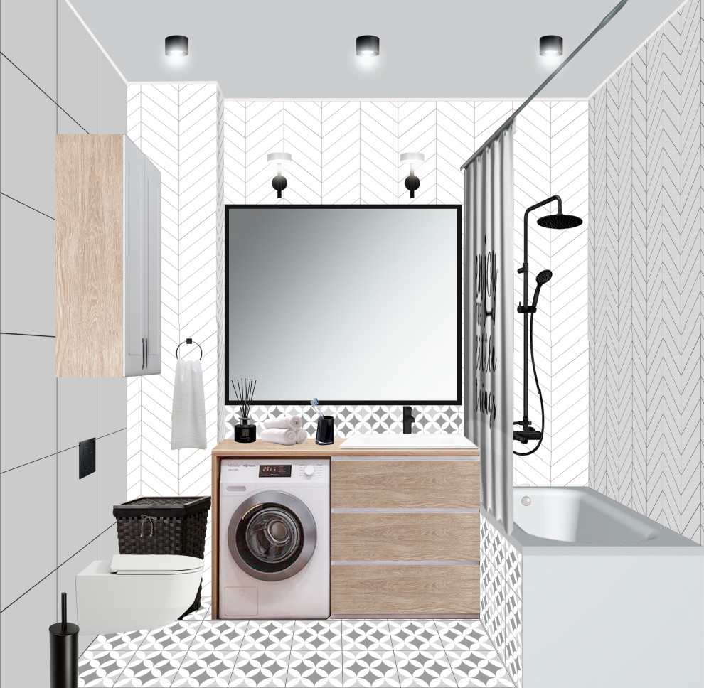 Квартира для отпуска. Эскизный проект.