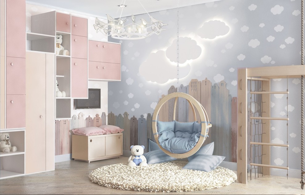 Обложка проекта: Детская для двух Принцесс!