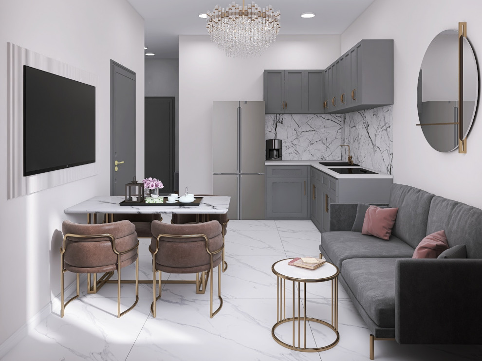 Обложка проекта: Однокомнатная квартира «ЖК Символ»