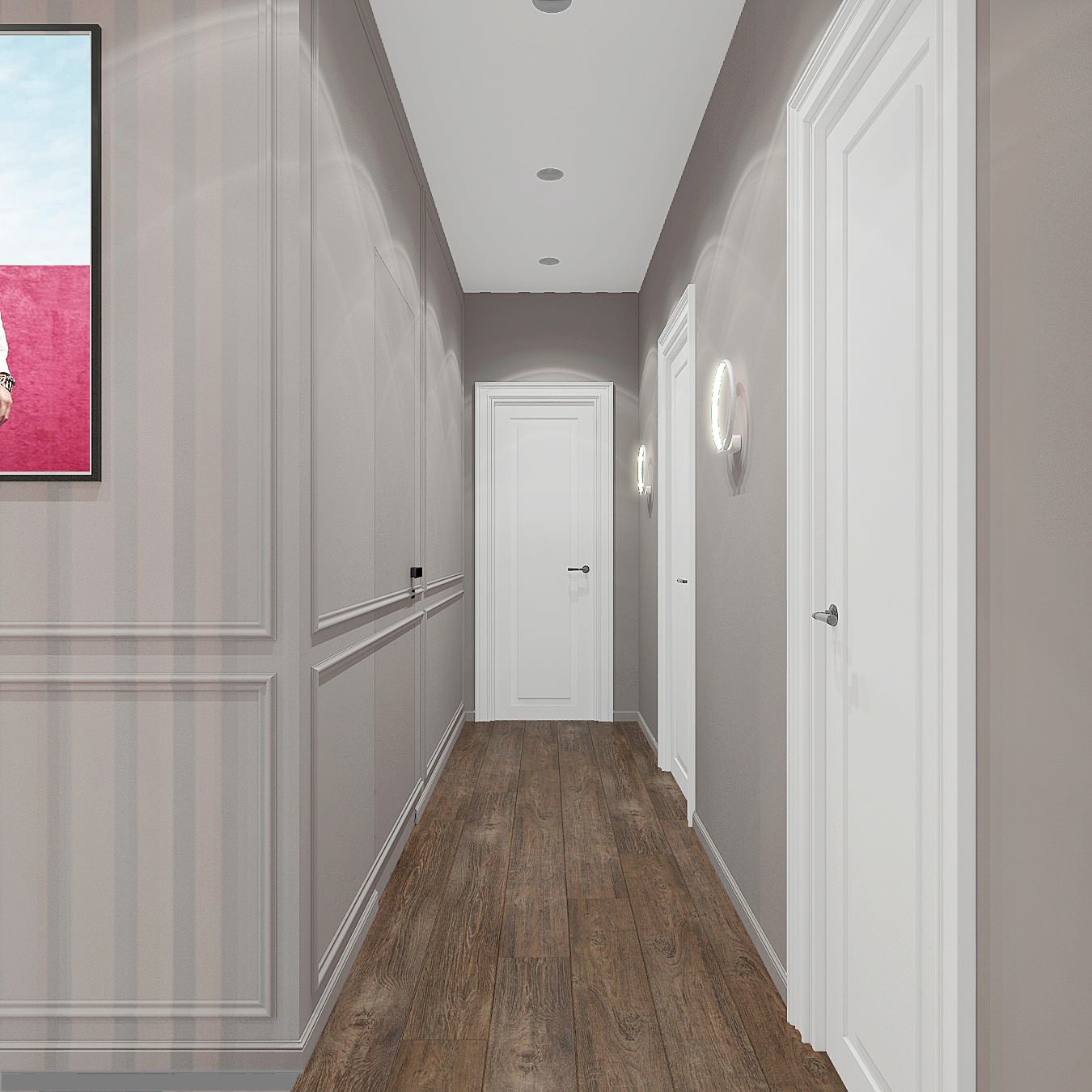 Коридор в ЖК Лефортово парк, Москва