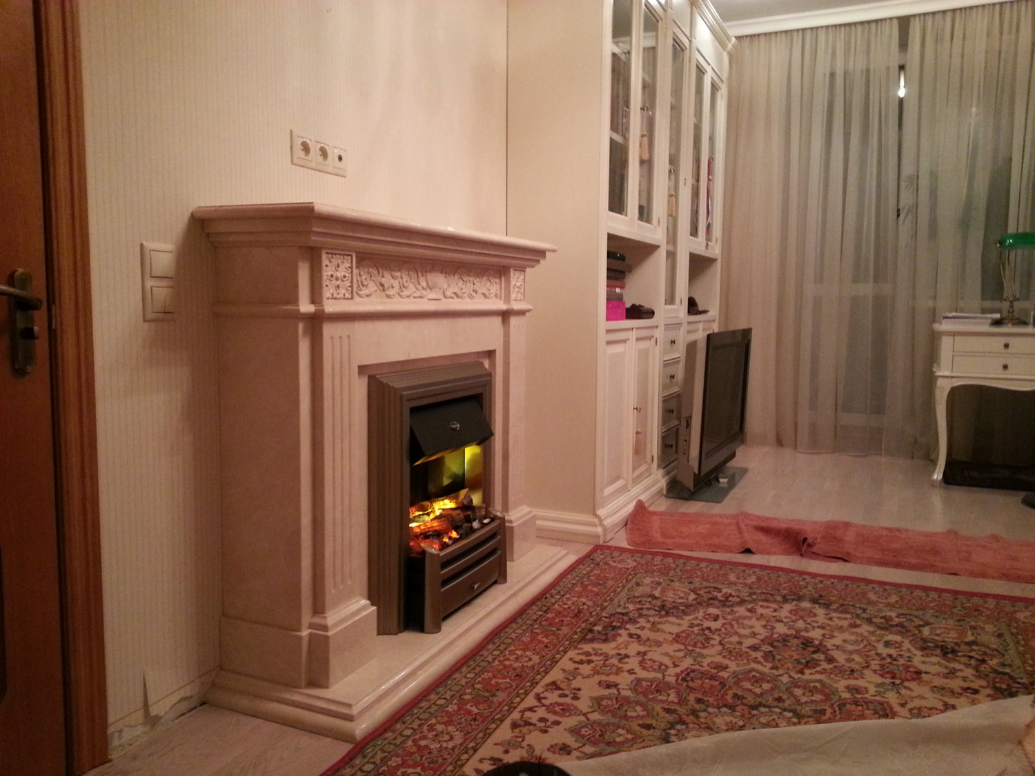 Обложка проекта: Каминный портал с электроочагом