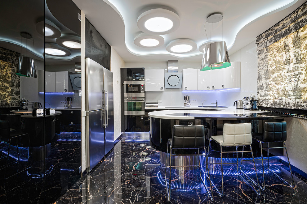 Криволинейный интерьер