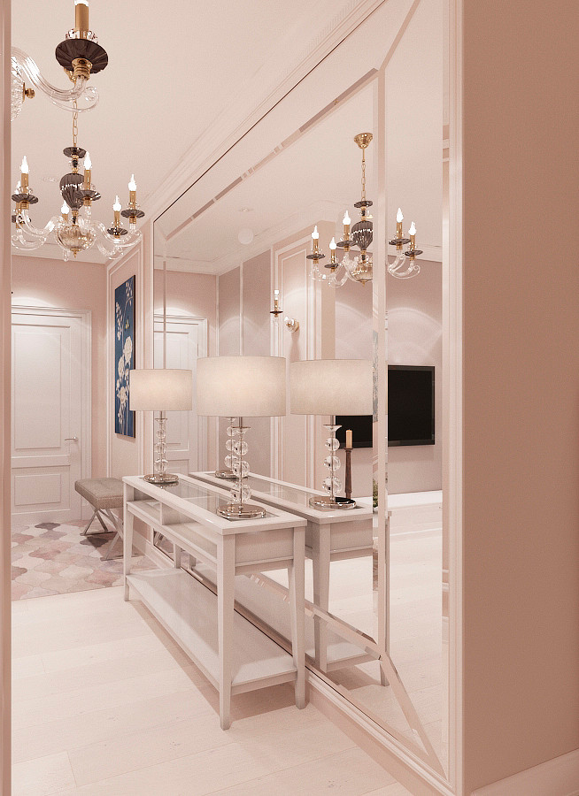 Дизайн трехкомнатной квартиры.