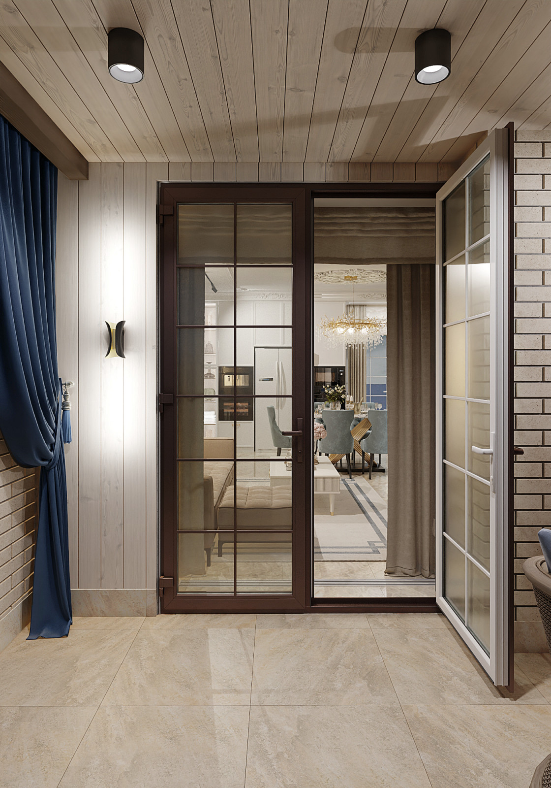 Проект трехэтажного дома