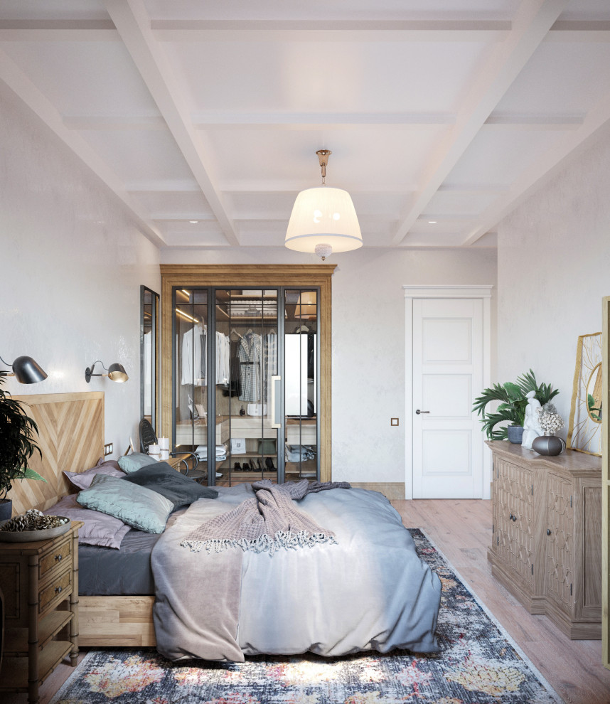 Квартира с этническими мотивами.