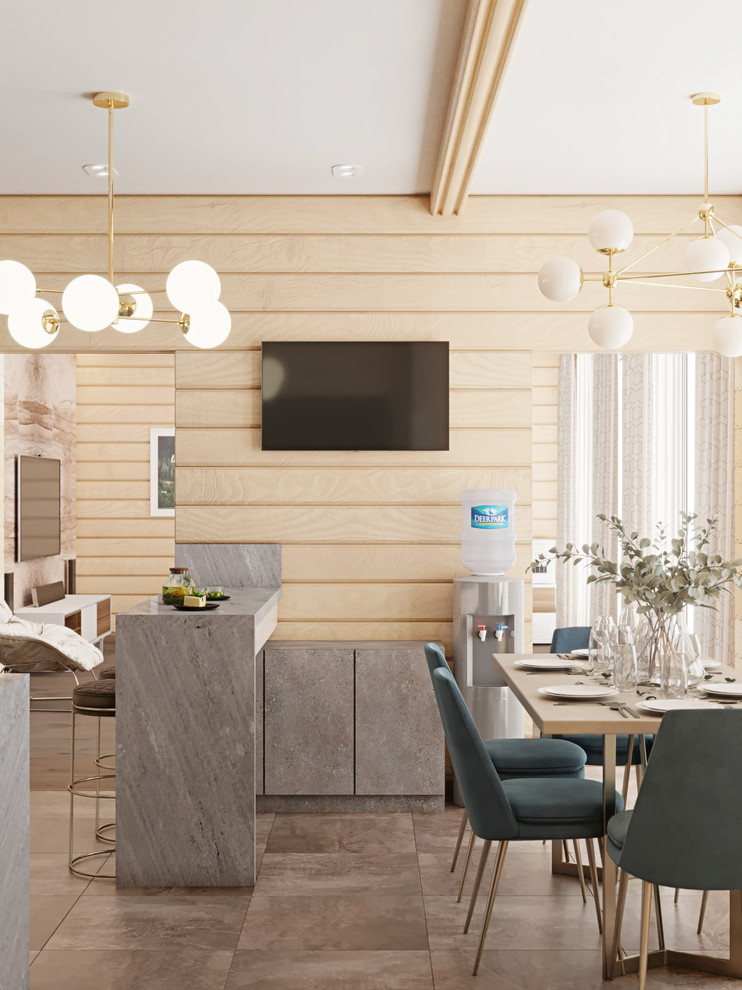 Дом из клееного бруса в пригороде Барнаула