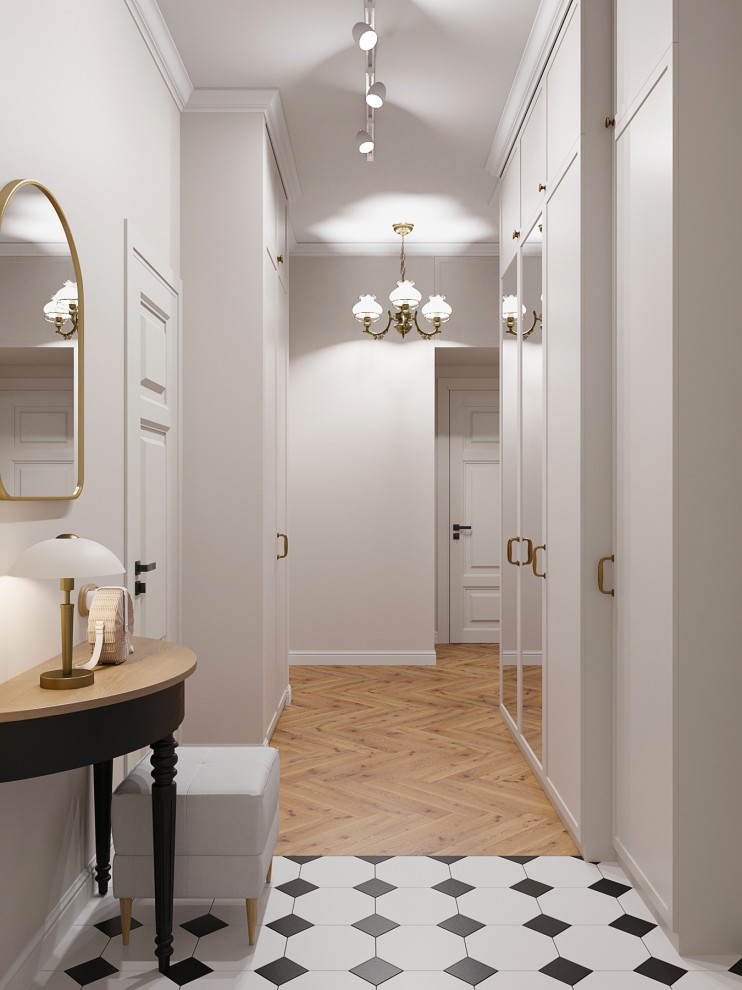 Квартира на Кутузовском проспекте с элементами ретро