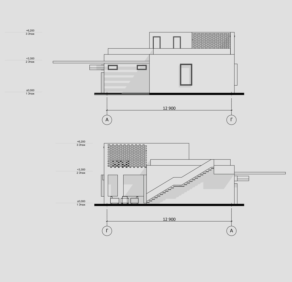 Конкурсный проект "Меандр-дом"