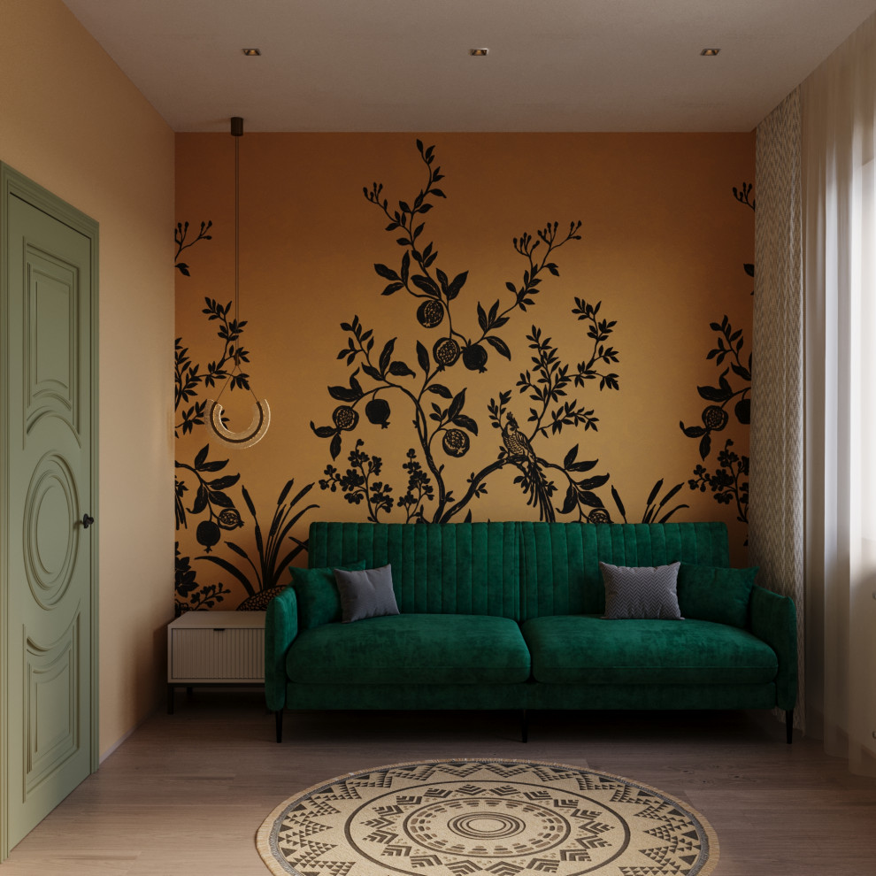 Дизайн 2х этажного дома в стиле эклектика