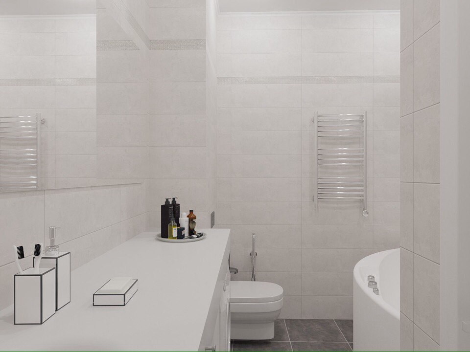 Проект двухкомнатной квартиры в ЖК "Четыре сезона"