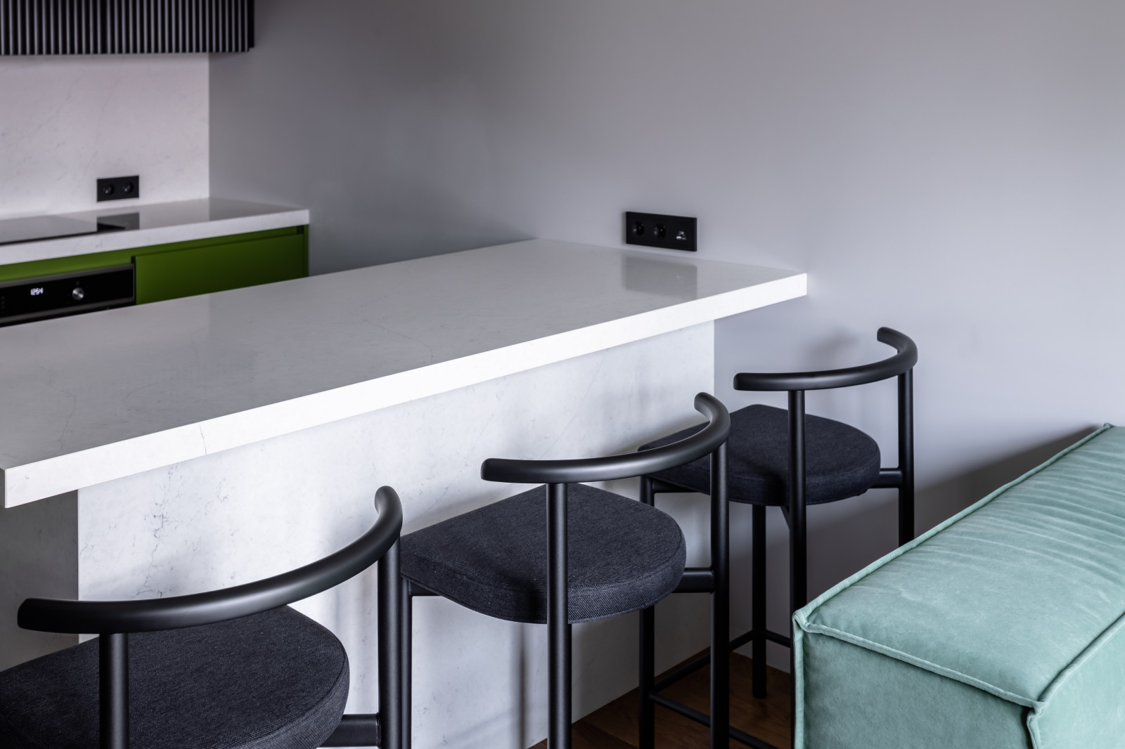 Современный интерьер квартиры 60 м2 в ЖК Академика Павлова 28