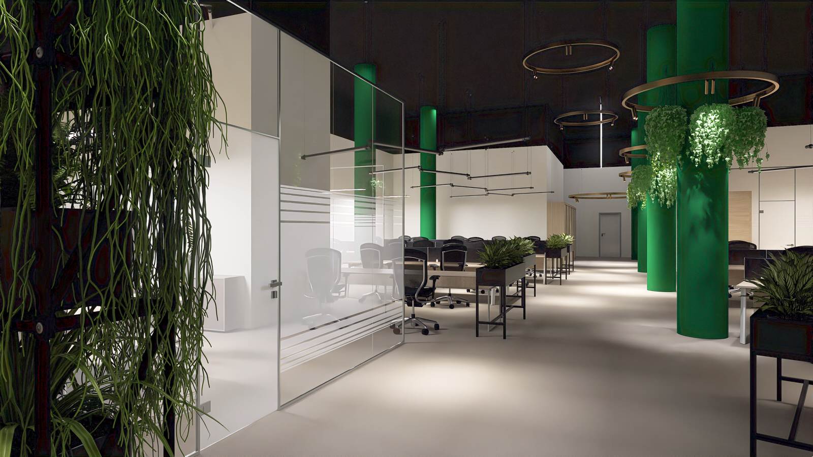 Обложка проекта: дизайн офиса