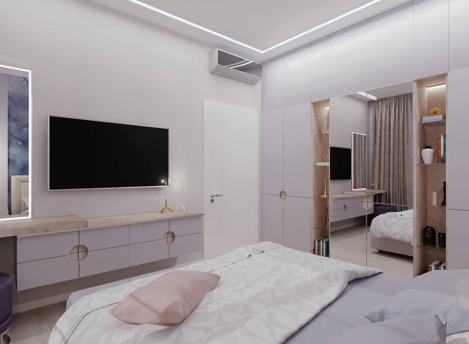 Дом 140кв.м. для взрослой пары в современном стиле с элеменами хай-тек