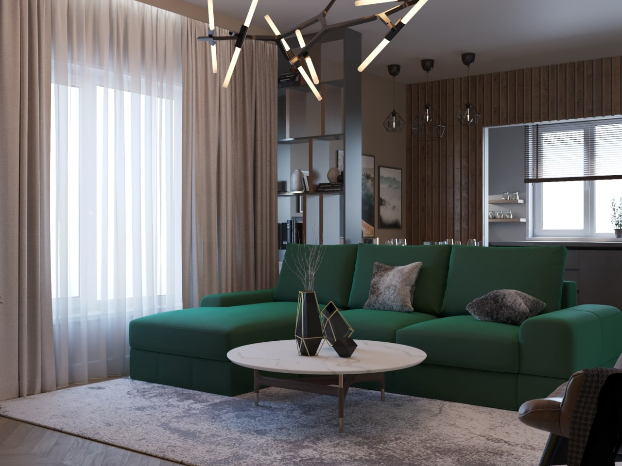 Таинственный лес, гостиная