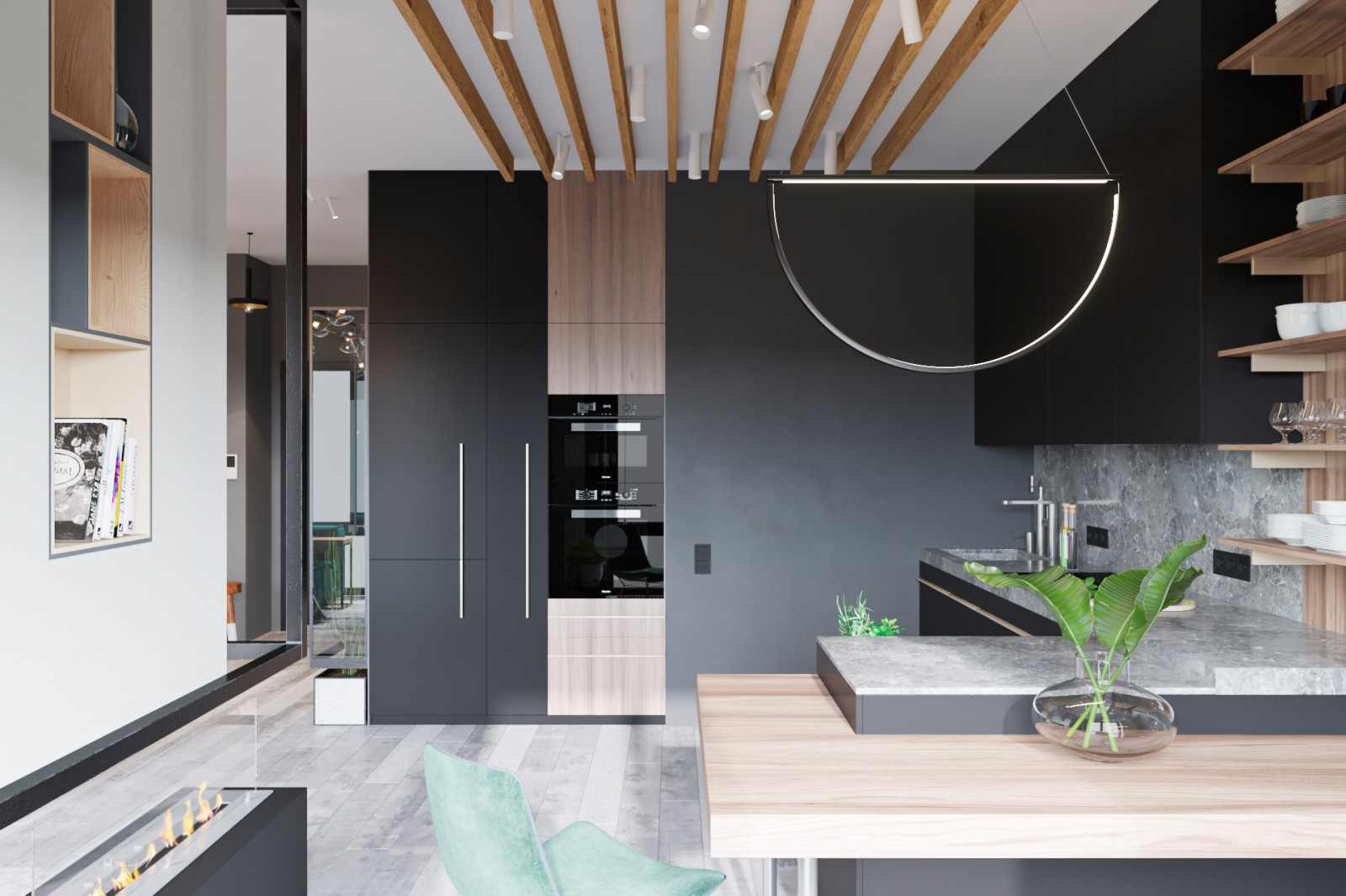 Небольшая стильная квартира для молодой девушки