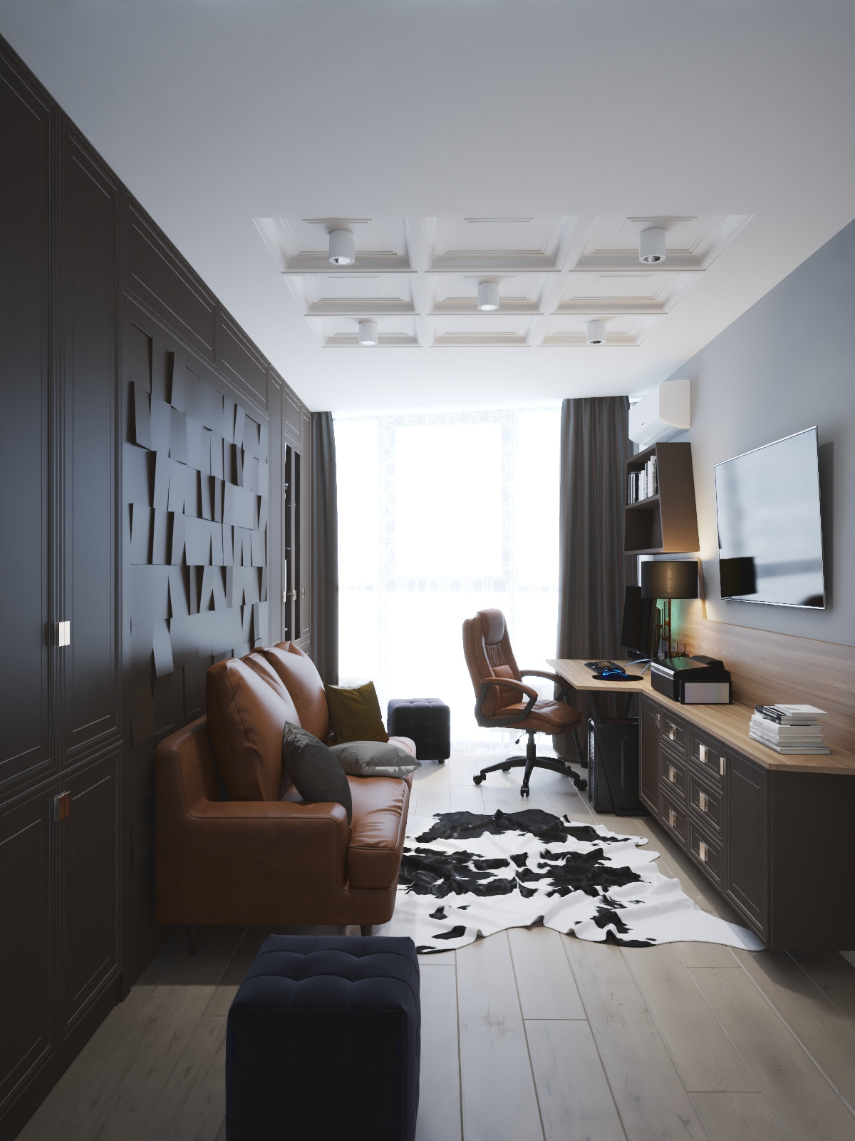 Трехкомнатная квартира №2 / Чебоксары / 2020 год