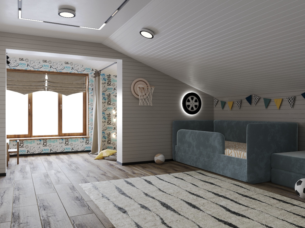 Детская комната для двух мальчиков