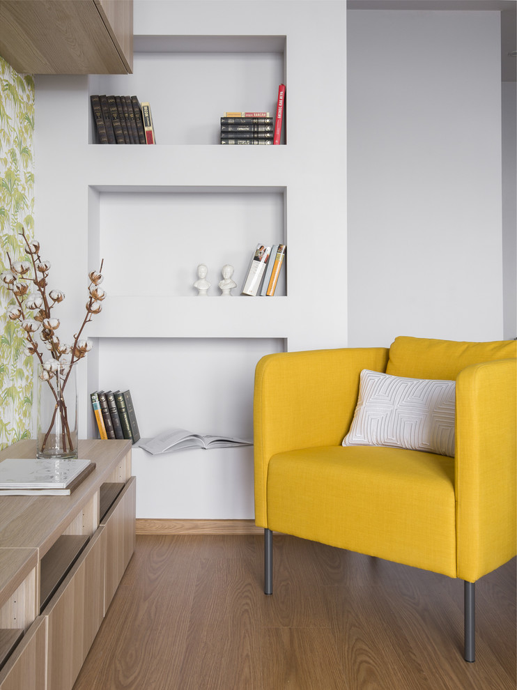 Легкий современный интерьер в ЖК Крылатский