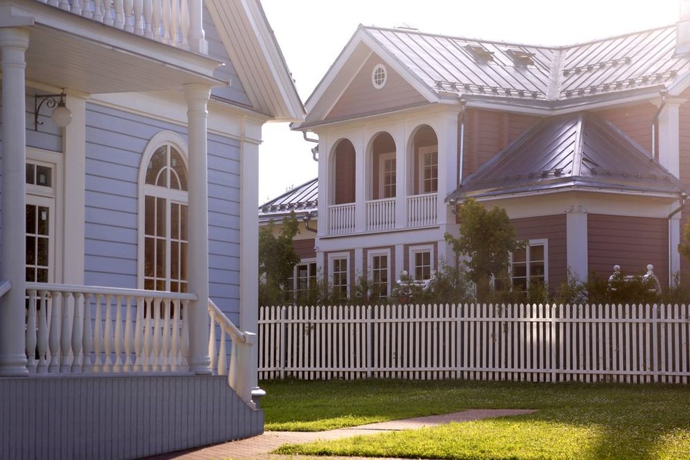 Проект дома из бруса в стиле "сталинской дачи"