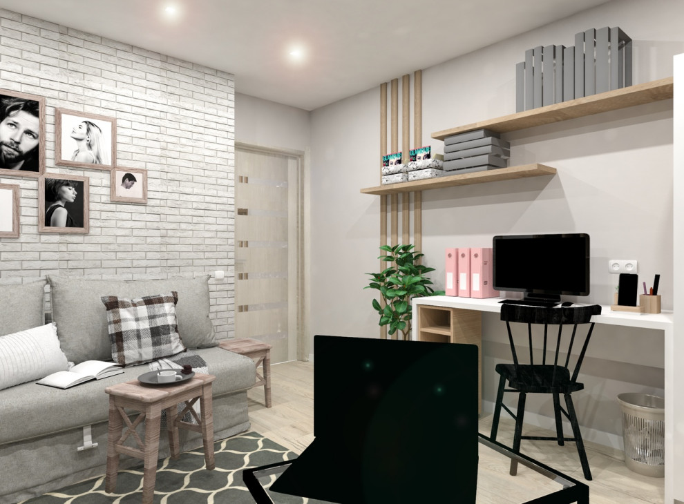 Визуализация кабинетной зоны из проекта