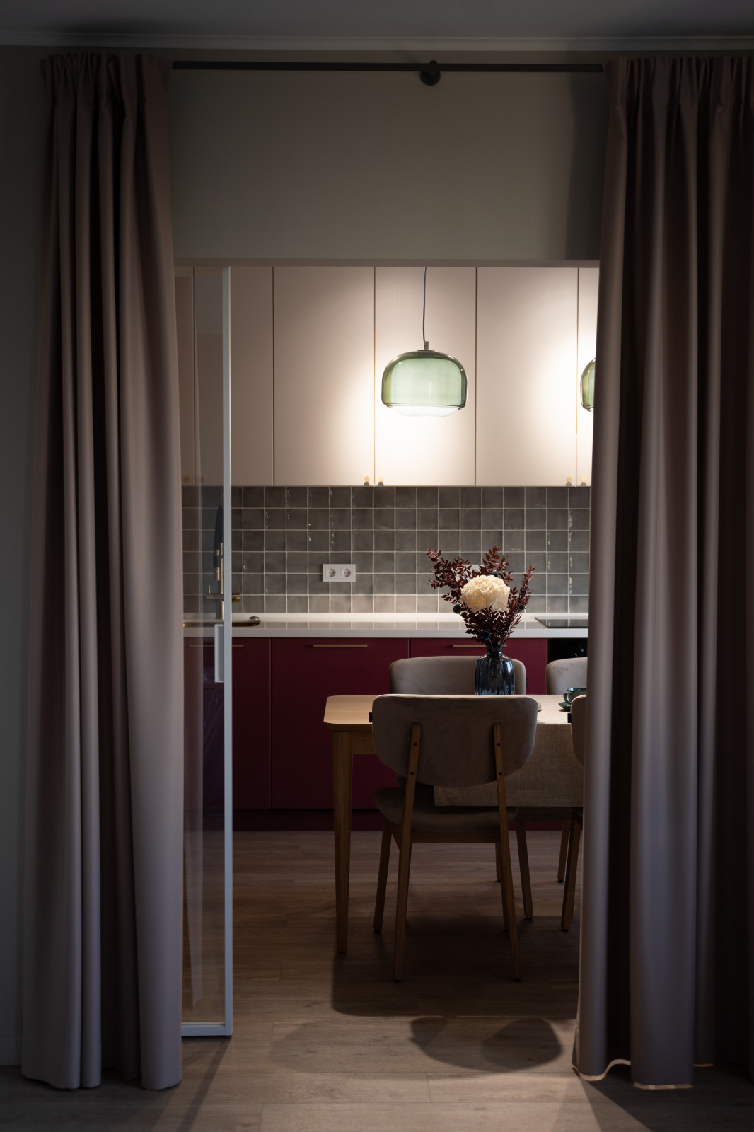 Ягодная кухня в ЖК Лучи