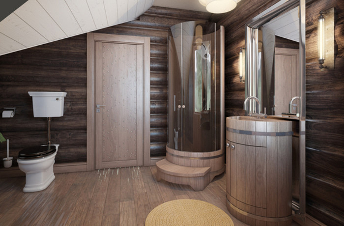 Коттедж Камчатский сруб