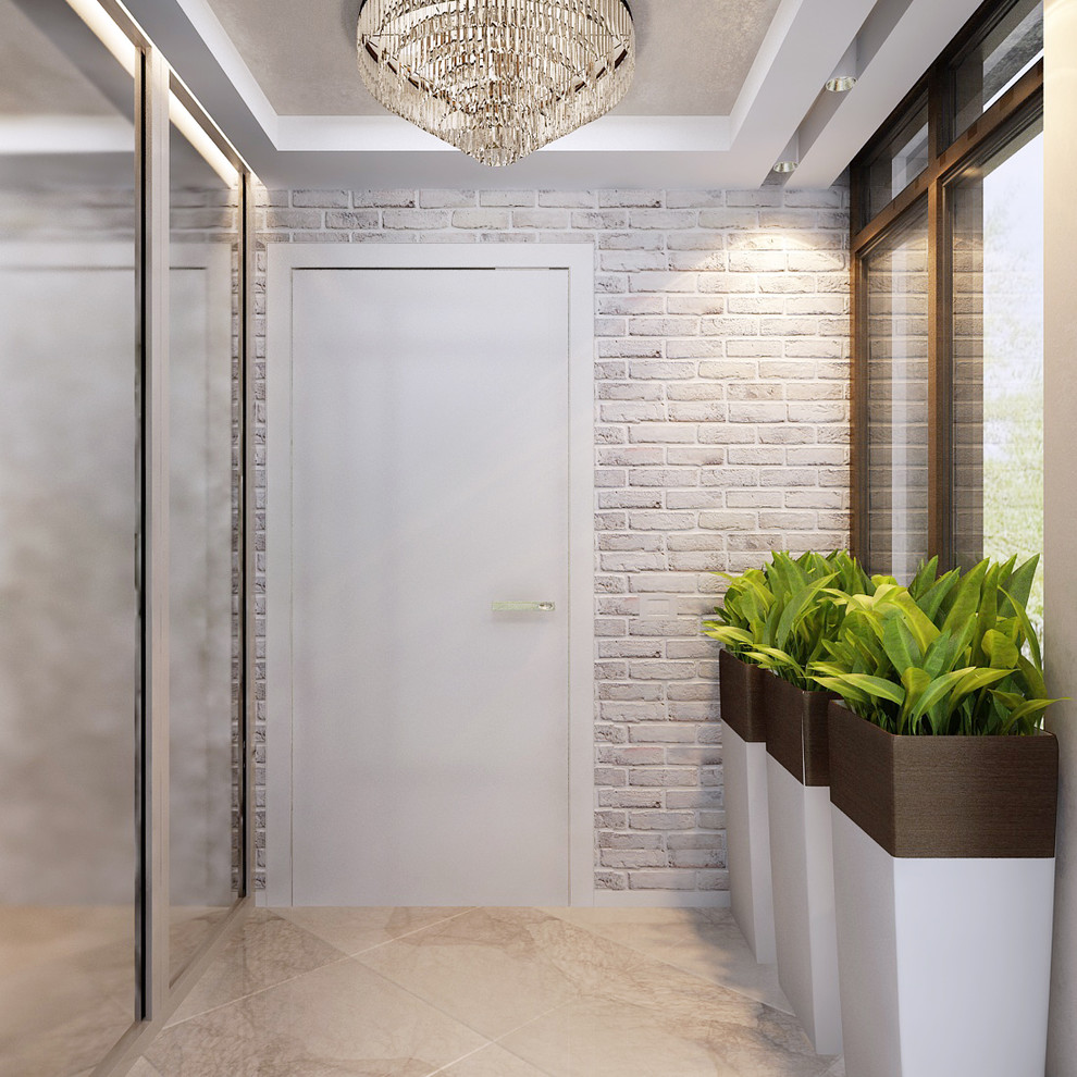 Двухэтажный дом в современном стиле