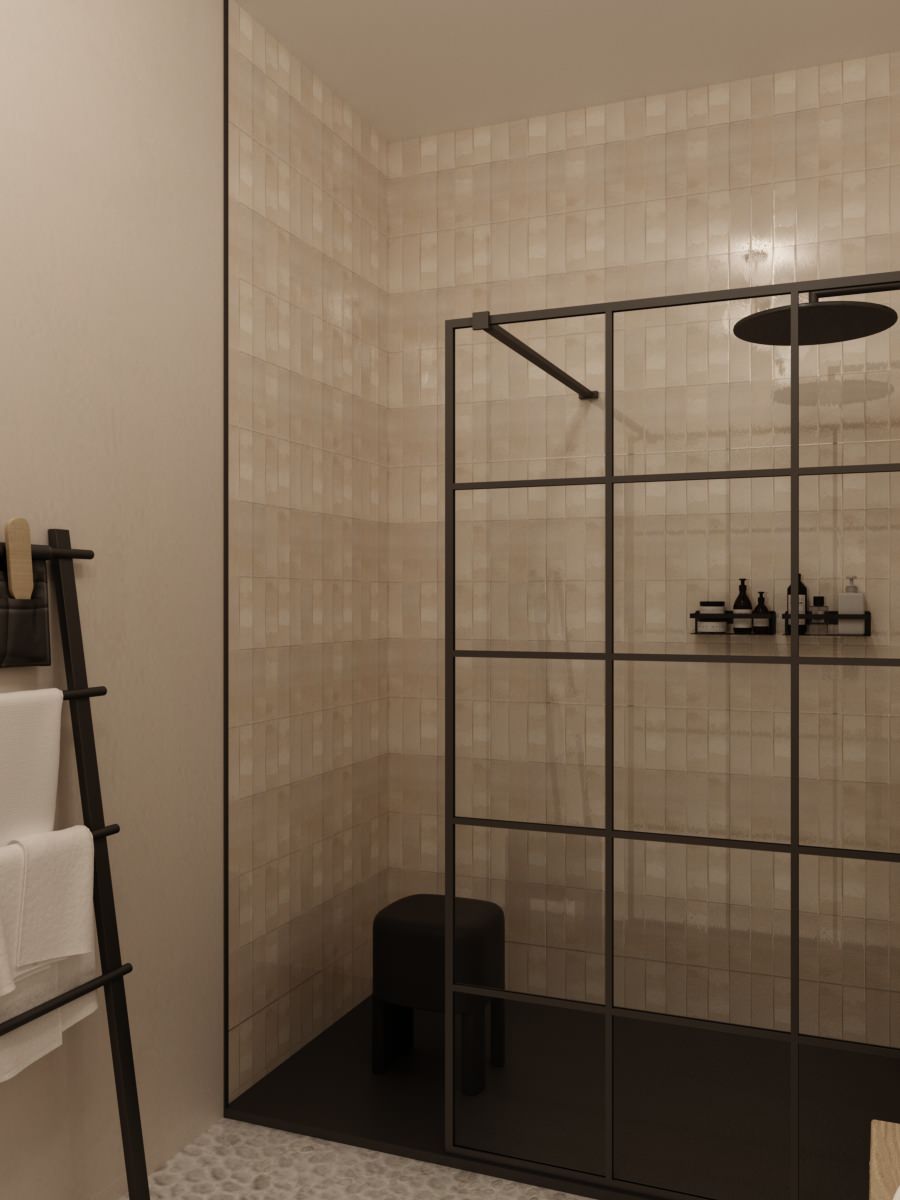 Минималистичная квартира с этническими акцентами в Нижнем Новгороде.