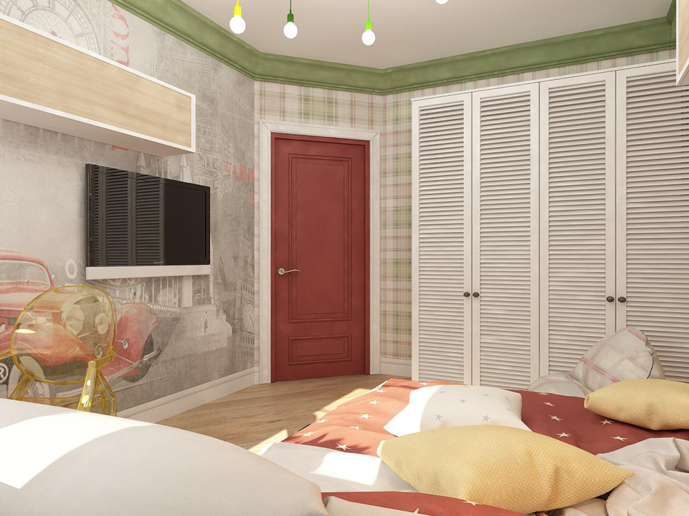 Квартира с белой спальней