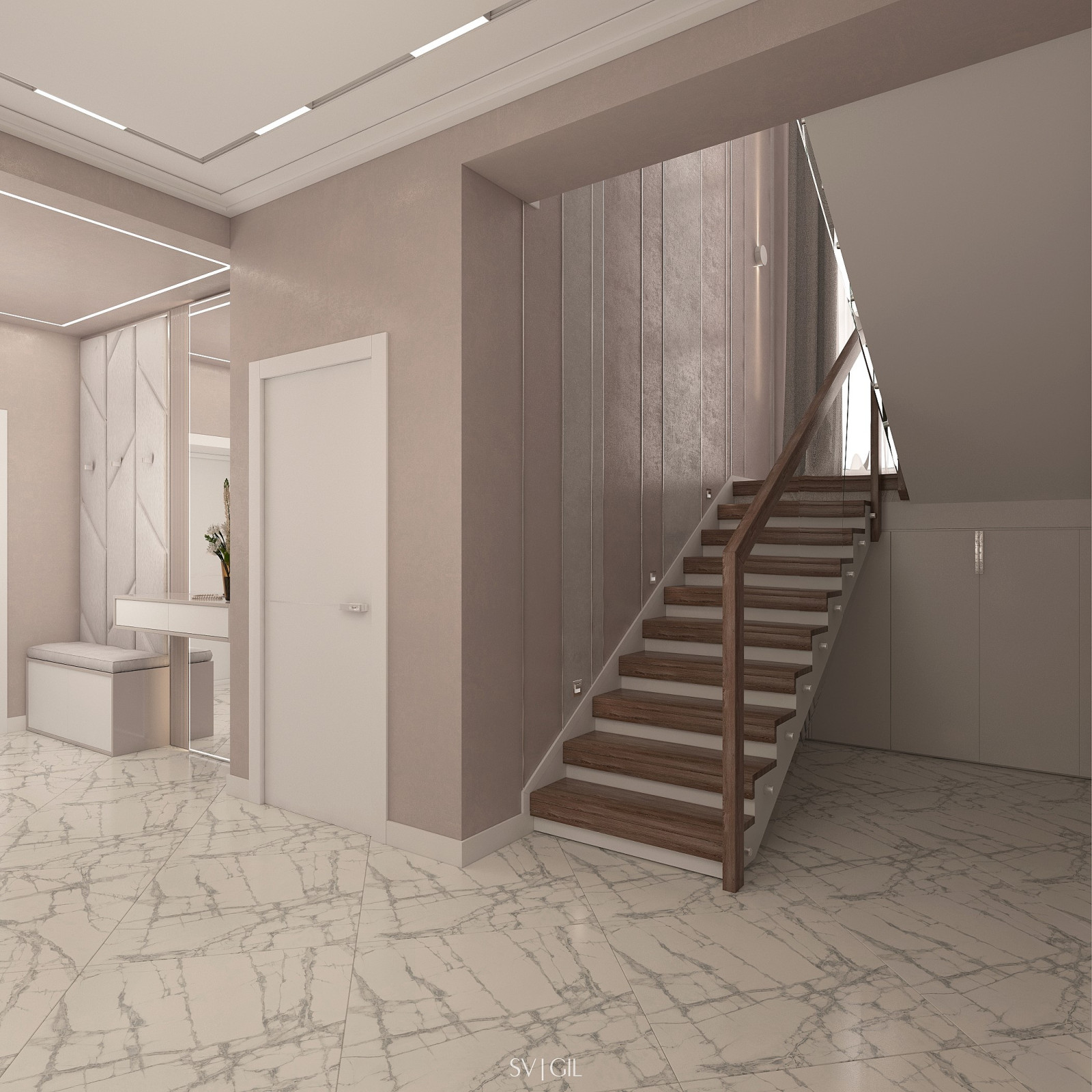 Современный интерьер коттеджа