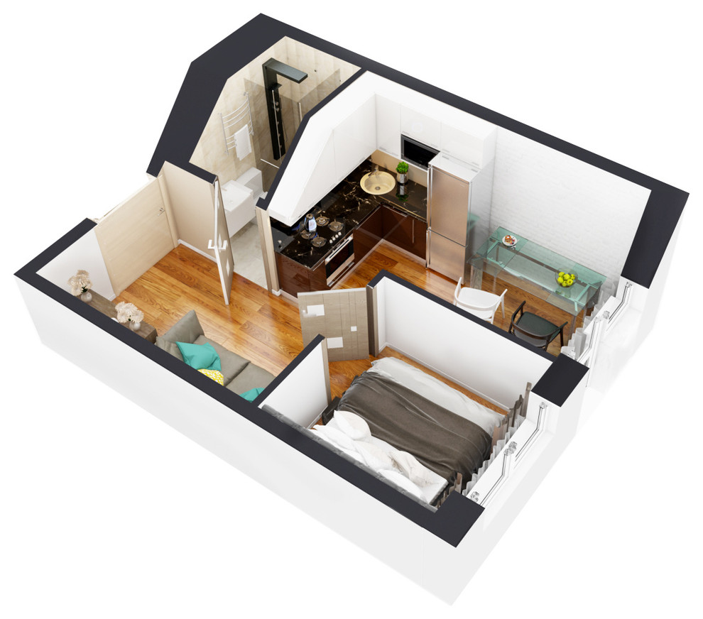 3D-планировки студии "Уютная Квартира"