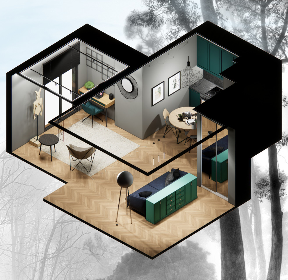 Обложка проекта: Комната с зайкой