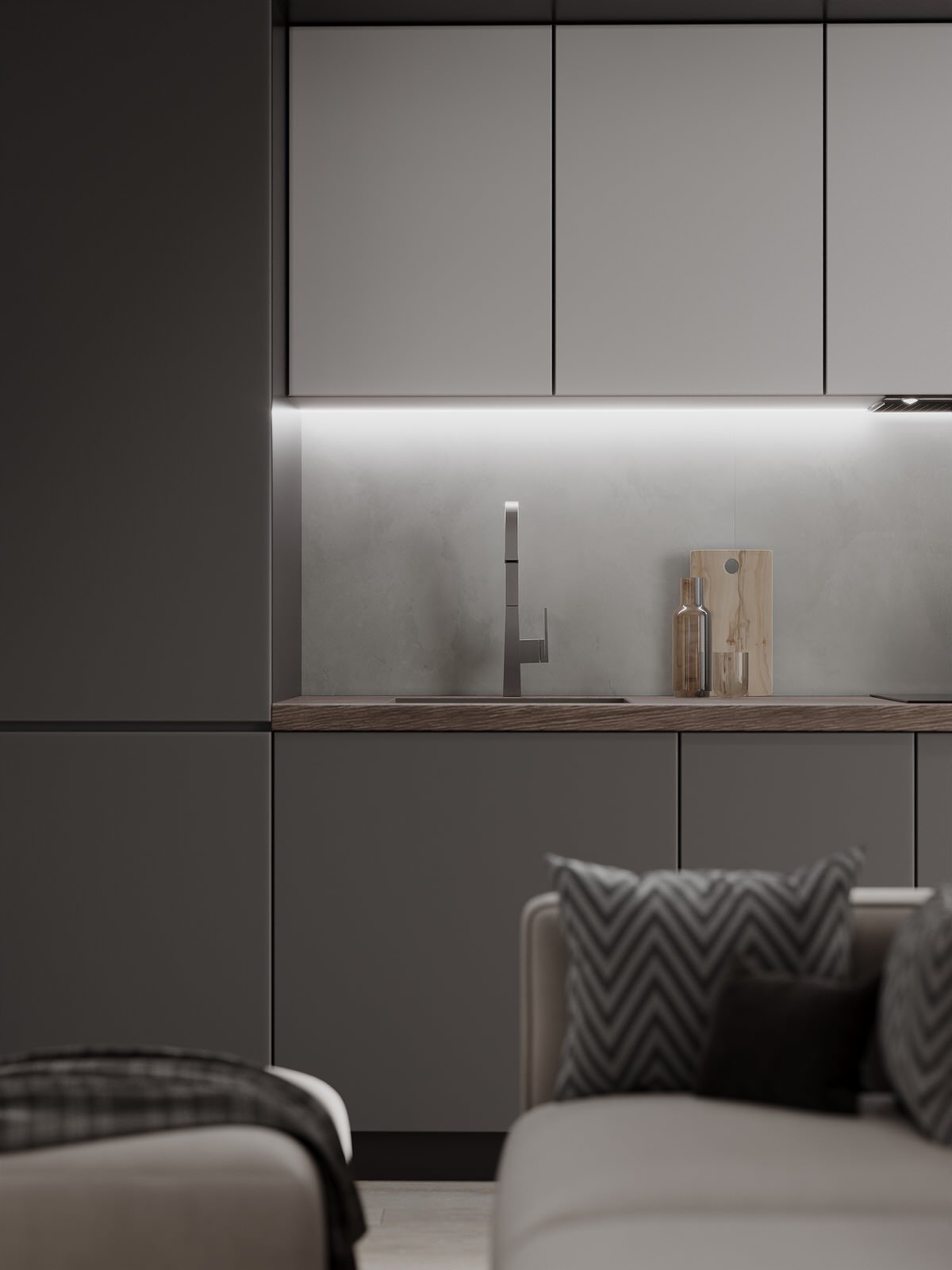 Дизайн-проект однокомнатной квартиры