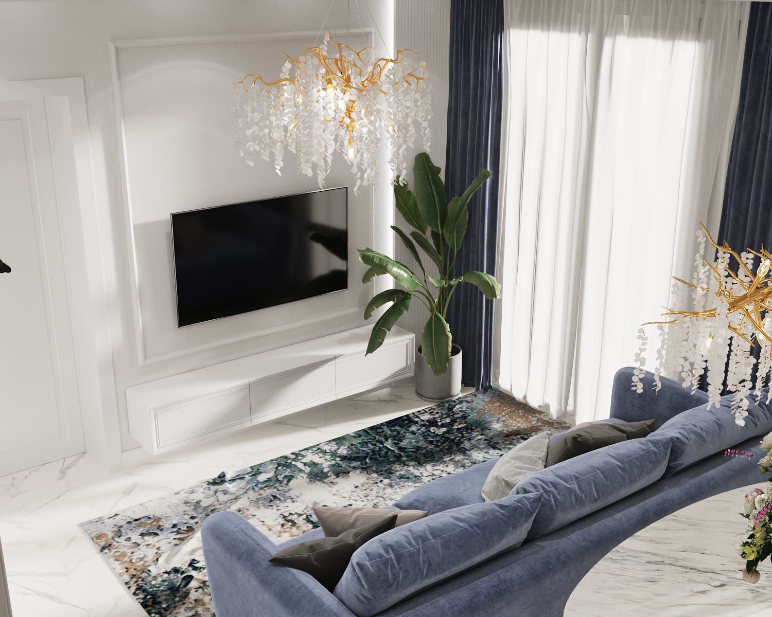 Обложка проекта: Трехкомнатная квартира в Гурьевске