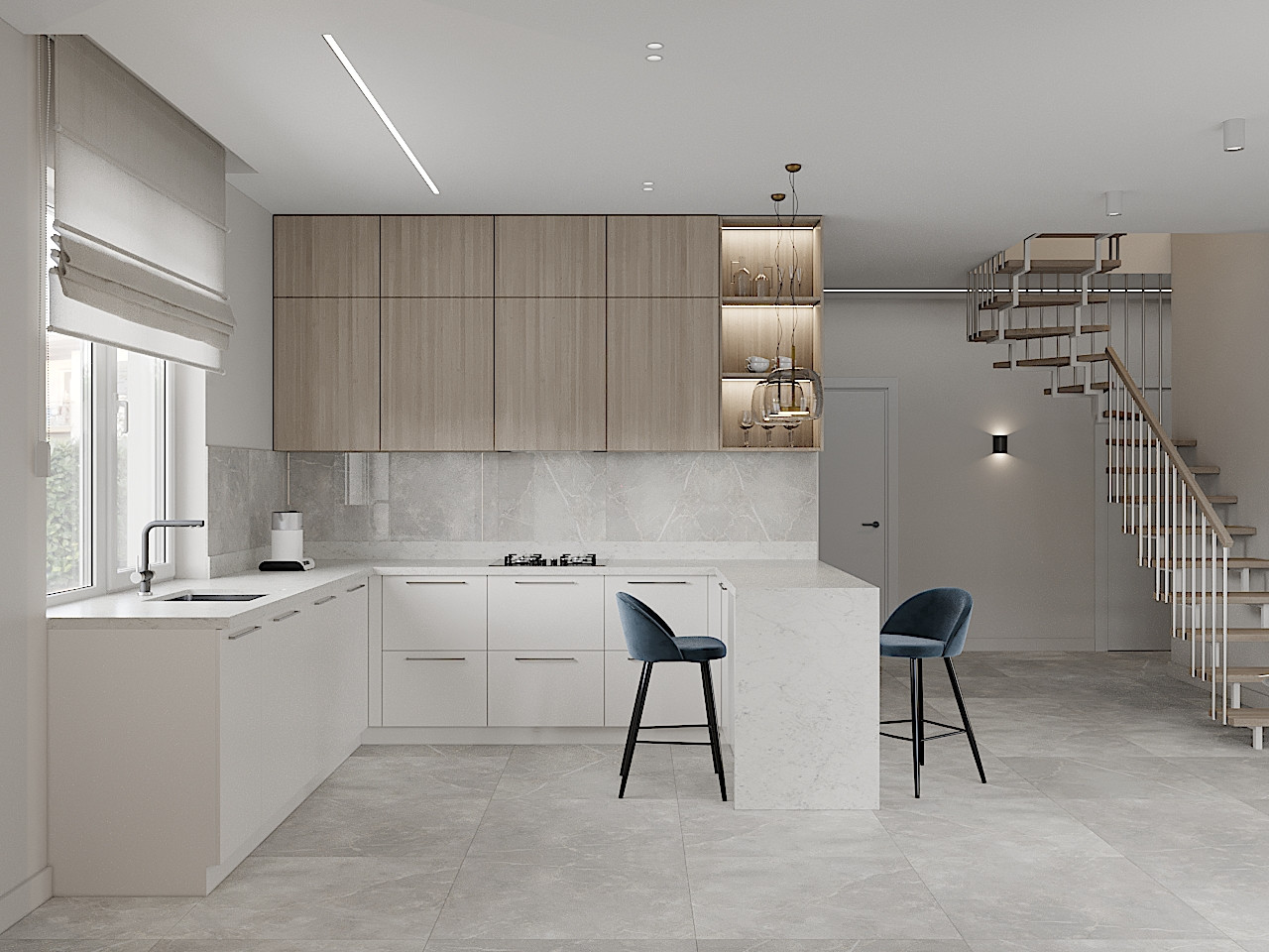 Блок-секция для двоих