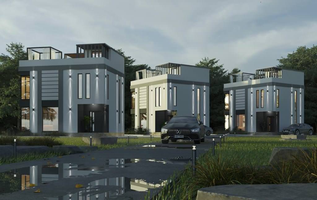 Обложка проекта: 3 жилых дома в г.Сочи п.Молдовка