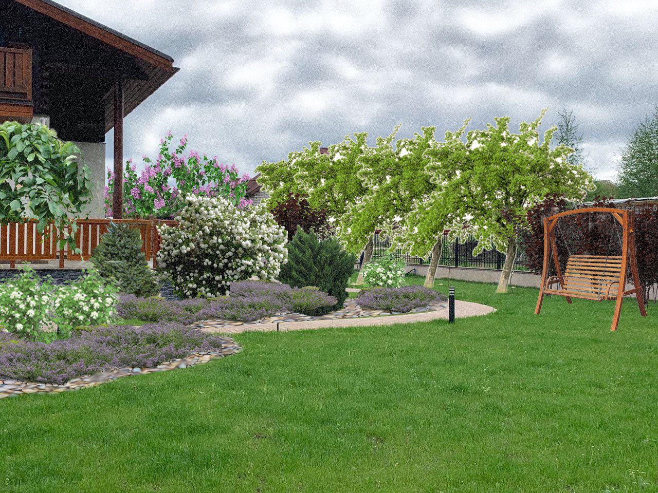 Обложка проекта: Быстрая визуализация небольшого участка