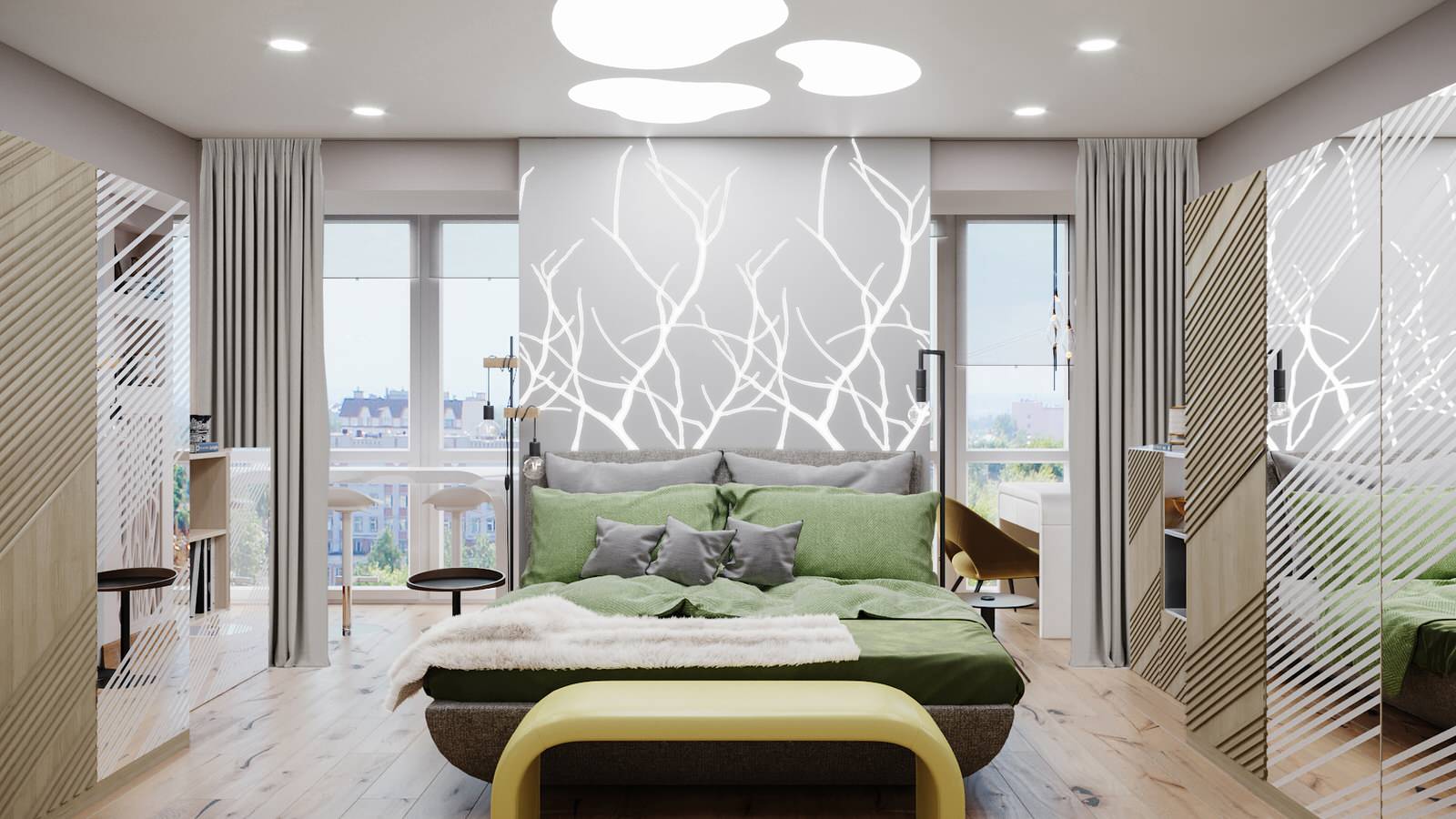 Дизайн-проект квартиры 100кв.м. для семьи из 4х человек в Северном парке