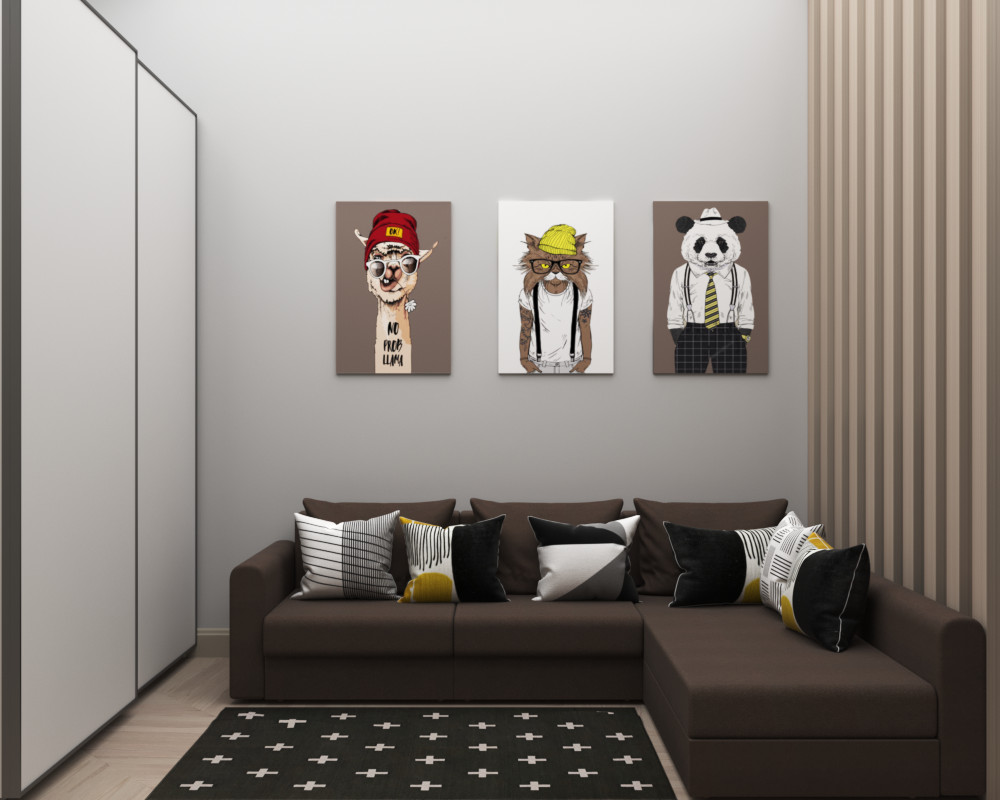 Дизайн-проект 3-х комнатной квартиры