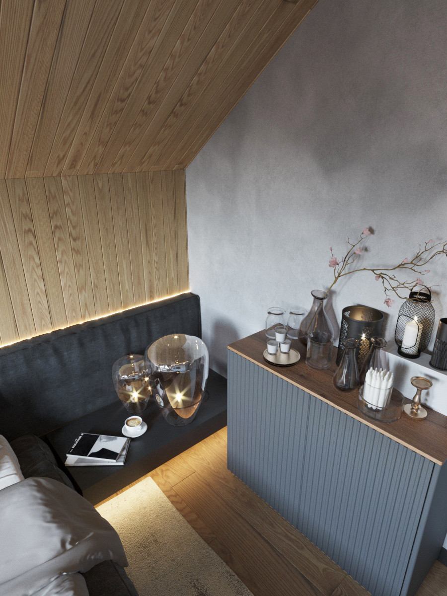 Обложка проекта: Домик 130 кв в парк-отеле