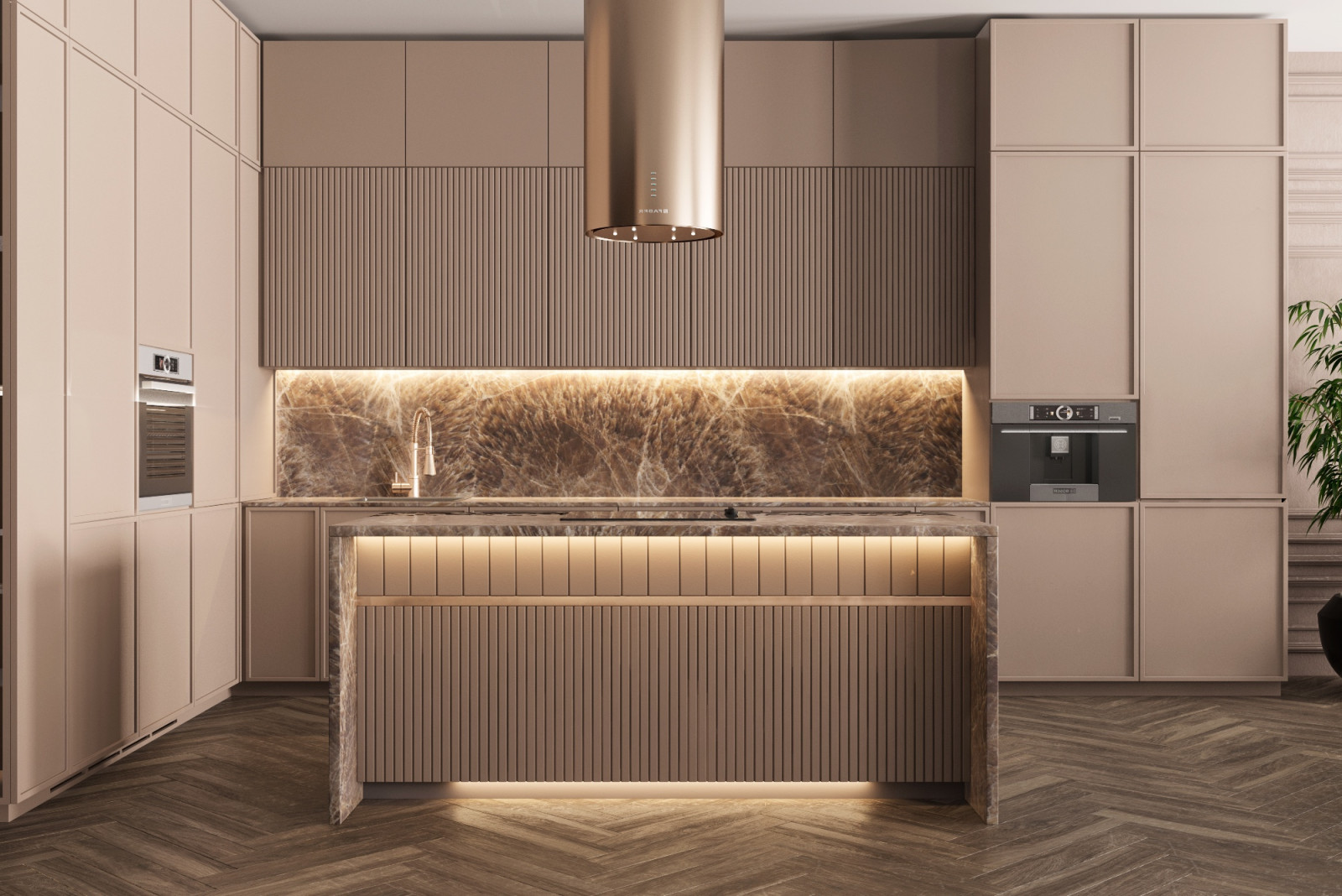 Кухня с островом