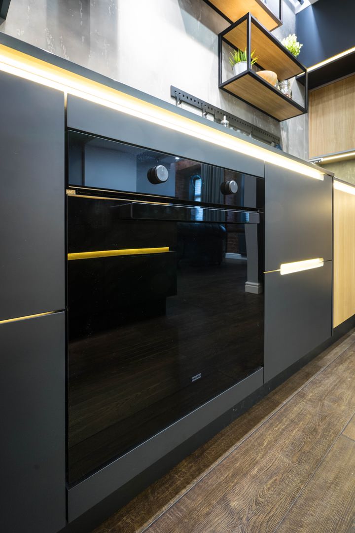 Кухня в лофте на Чапаева