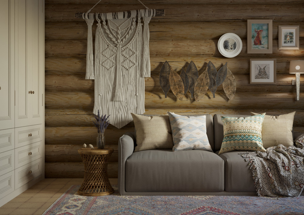 Дом  в Подмосковье, Гостевая комната