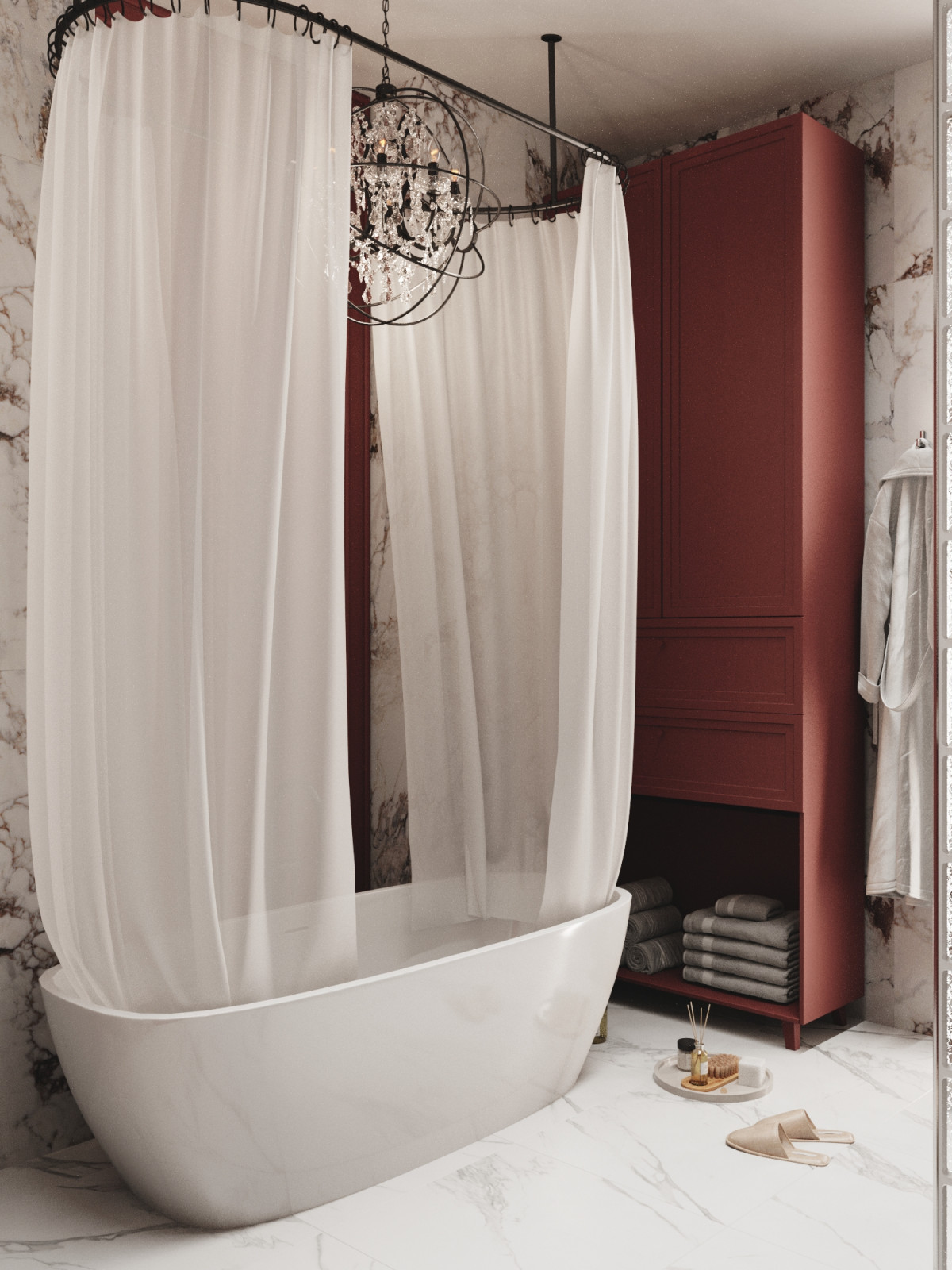 Обложка проекта: Четырехкомнатная квартира в ЖК Платинум