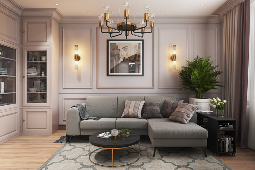 Гостиная неоклассика