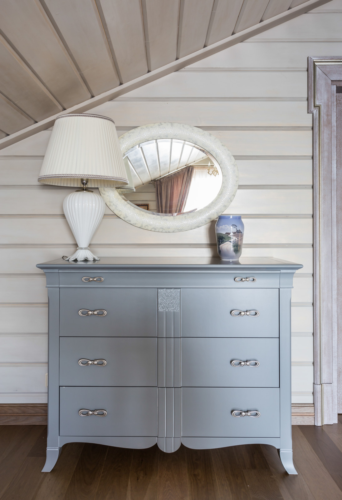 Интерьер загородного дома у моря