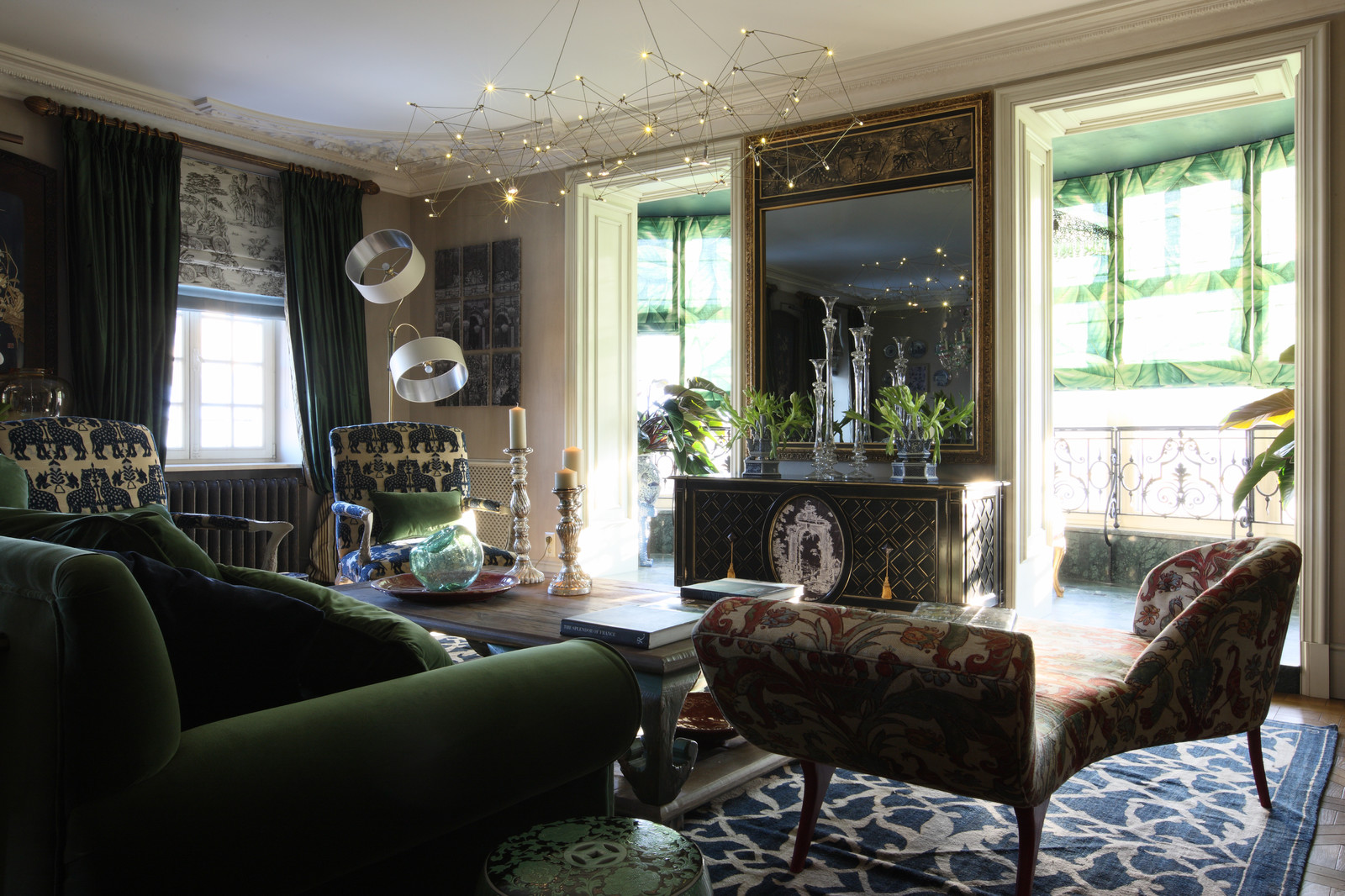 Французская  квартира в стиле эклектика