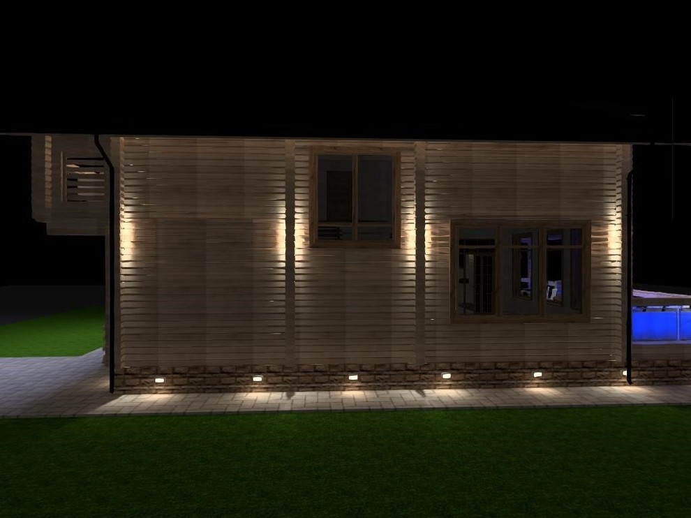 Обложка проекта: Освещение загородного дома