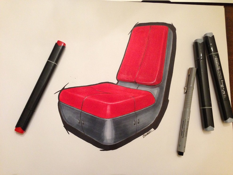 Интерьерные скетчи